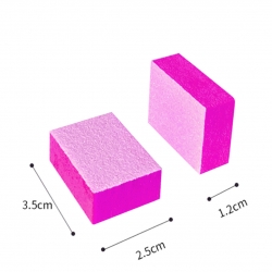 Mini blok polerski różowy 120/120 50 szt